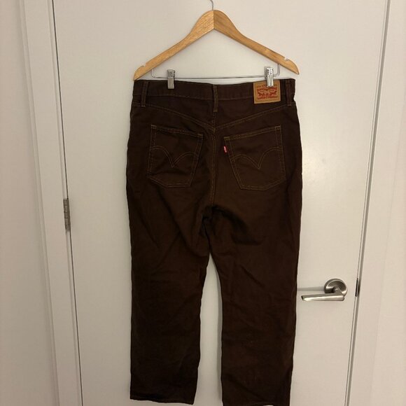 Levi’s ribcage straight brown ankle jeans - Picture 2 of 2
